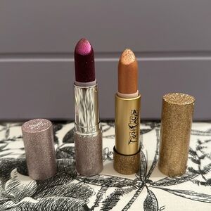 Two sparkle lipsticks